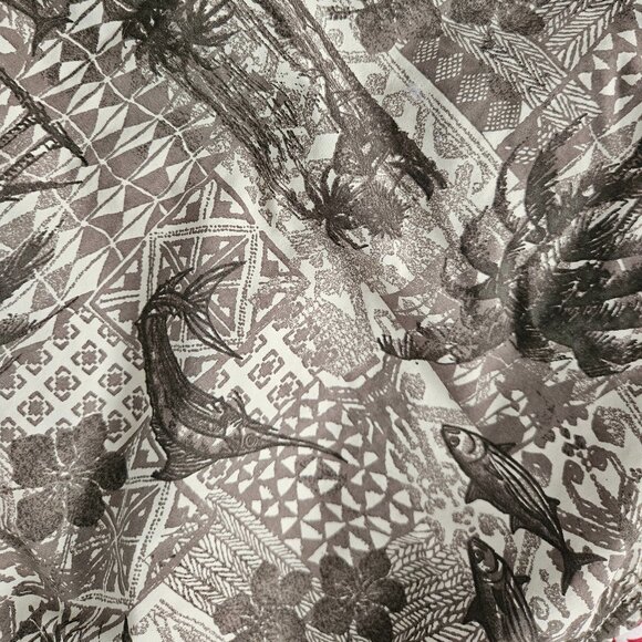 Columbia PFG Clearwater Shores Swim Trunks Men 40 x 6" Olive Green Fish Tropical - Picture 3 of 8